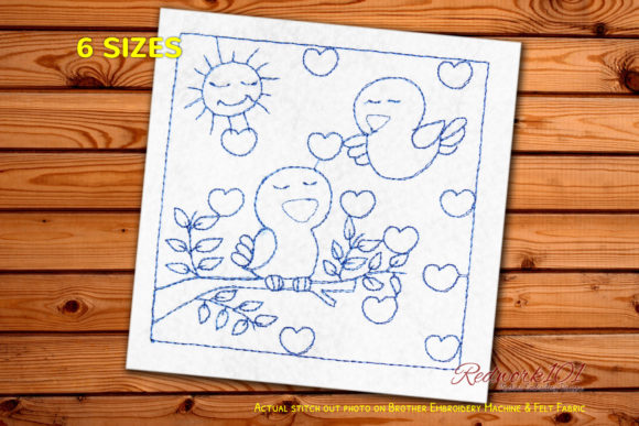 A Cozy Review of Two Love Birds Bluework for Holiday Crafts