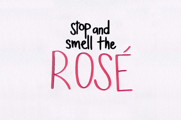A Heartfelt Review of Stop and Smell the Rose Embroidery