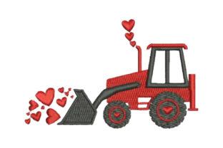 A Professional's Review of the Valentine's Tractor Embroidery Design