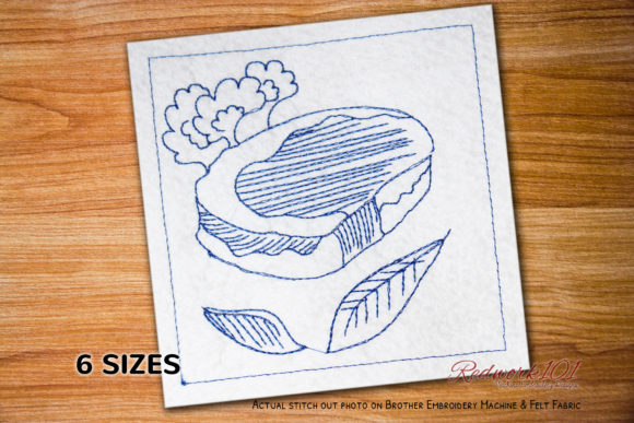 Bison Meat Chop Embroidery Review for Boutique Apparel