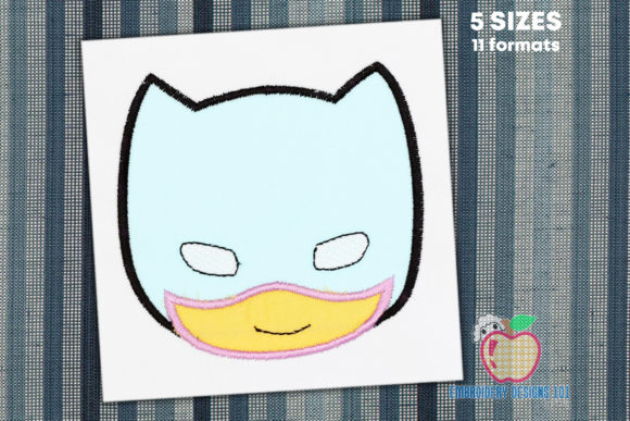 Cartoon Super Hero Kid Applique Embroidery Review
