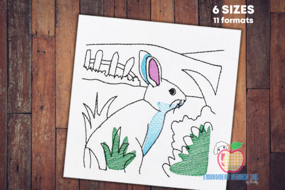 Evaluating A Rabbit in Jungle for Your Embroidery Shop