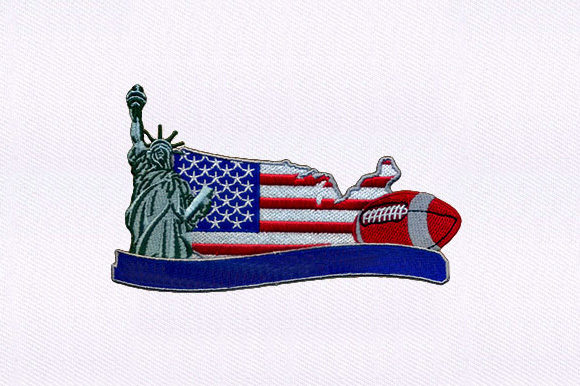 Liberty Football Flag: A Seasonal Embroidery Review