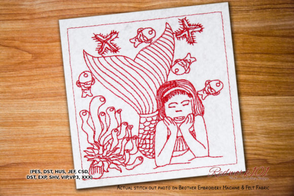 Mermaid and Sea Animals Lineart: A Seasonal Embroidery Review
