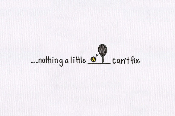 Nothing a Little Tennis Can't Fix: An Embroidery Designer's Review