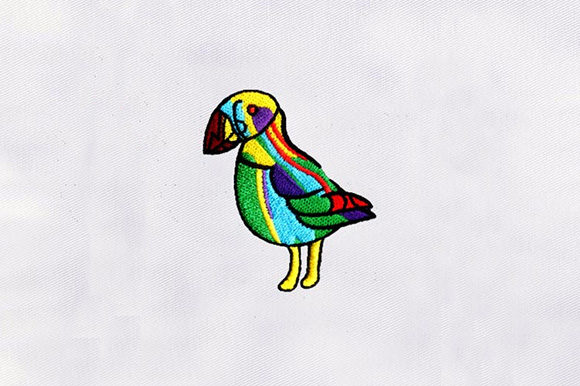 Putting the Colorful Parrot Embroidery Design to the Test