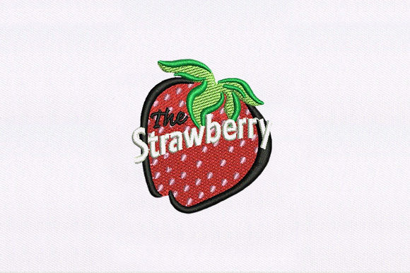 The Strawberry Embroidery: A Designer's Review for Boutique Sweatshirts